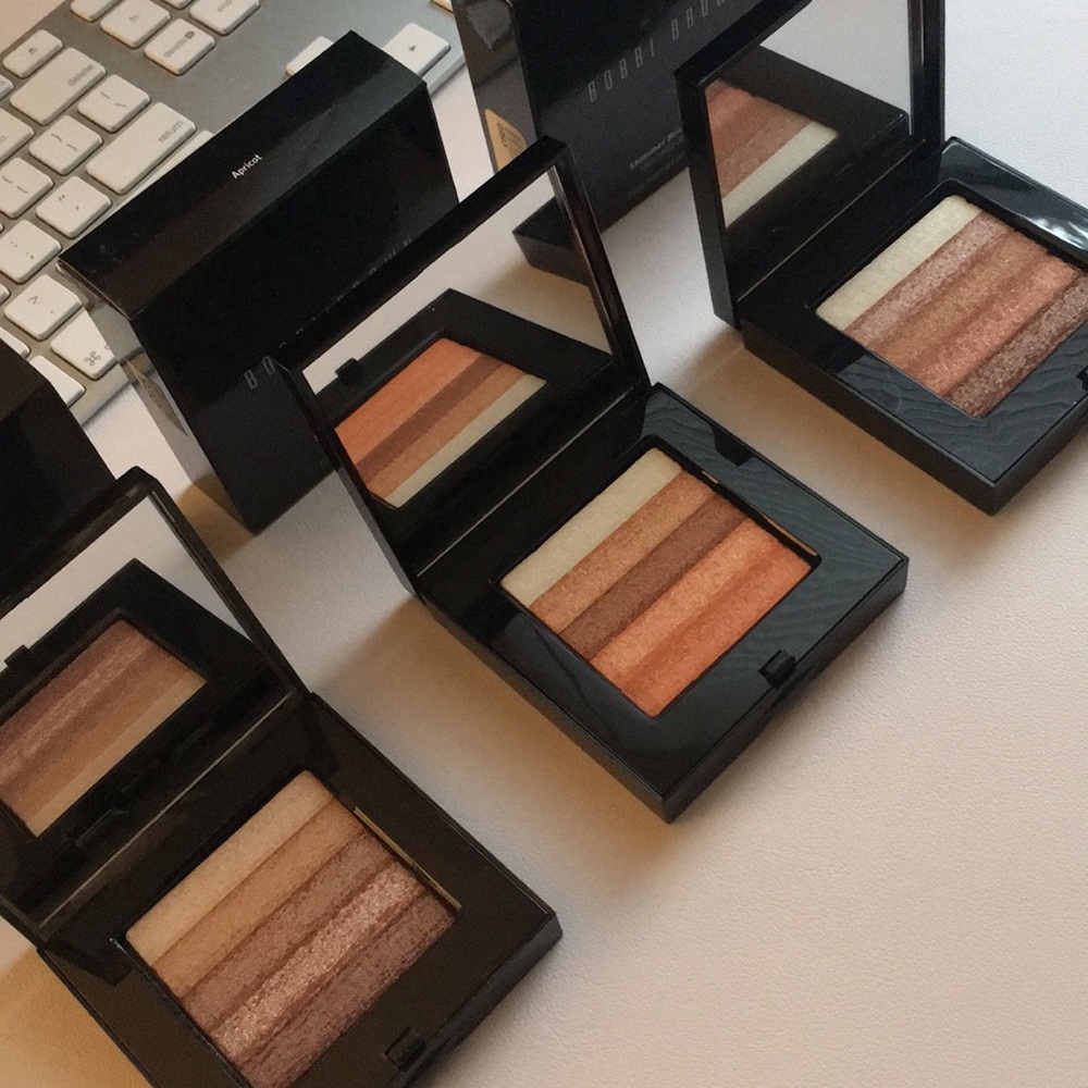 2 Bobbi brown shimmer bricks